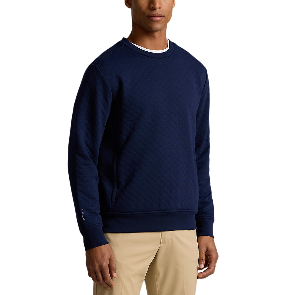 ラルフ ローレン（RALPH LAUREN）（メンズ）ゴルフウェア ニット スウェットシャツ QUILTED D MNXGKNI16820240410