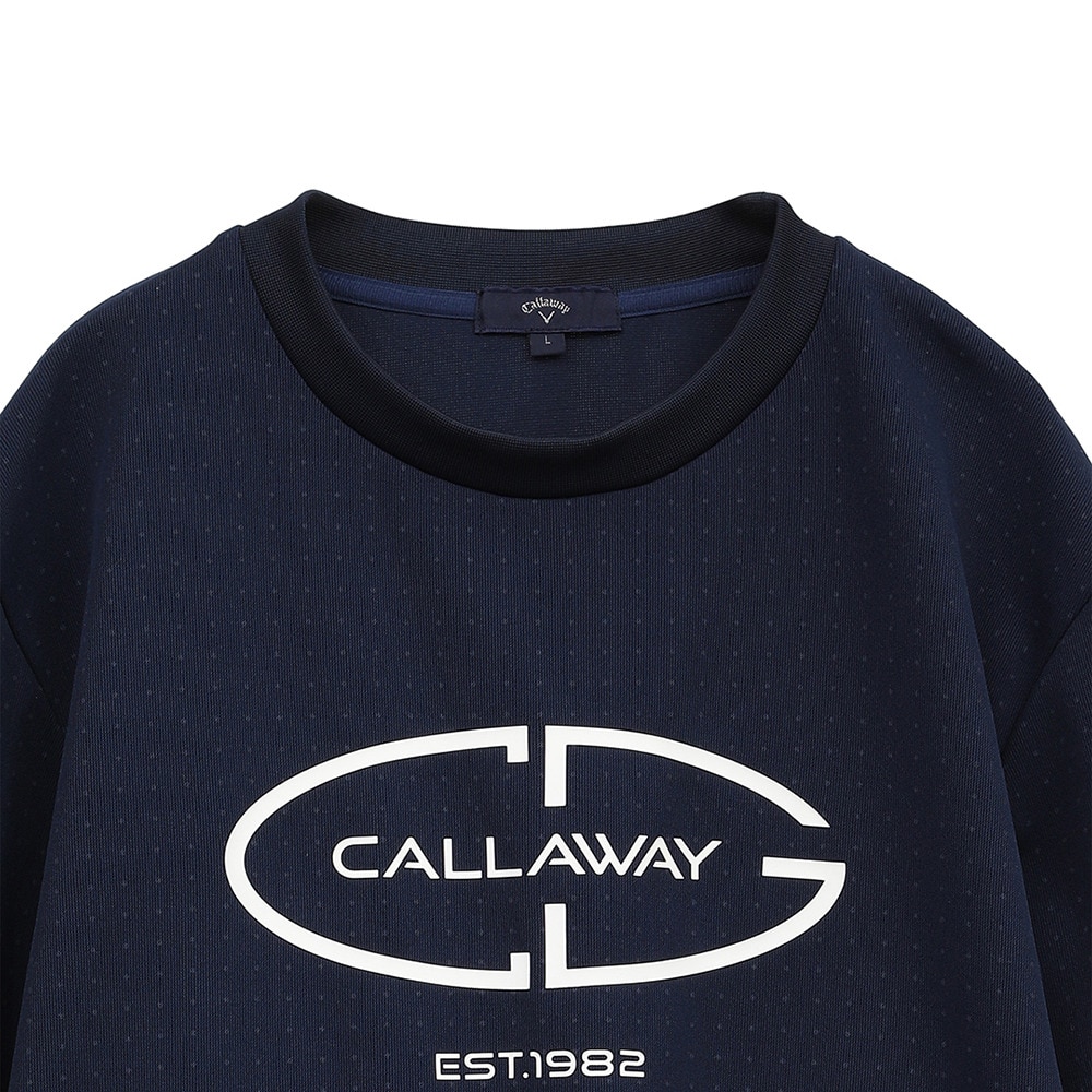 キャロウェイ（CALLAWAY）（メンズ）ゴルフウェア ドットプリント 長袖スウェット C25117101-1120