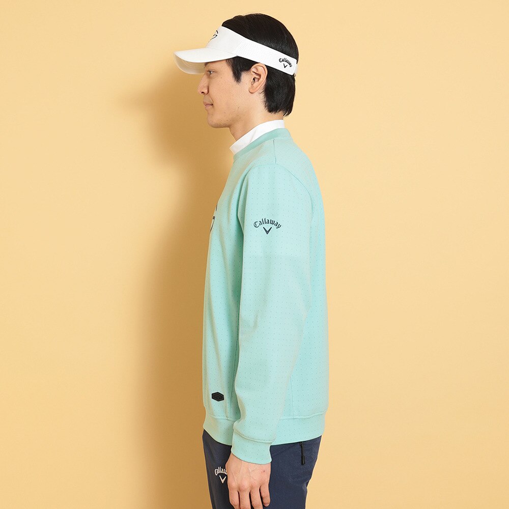 キャロウェイ（CALLAWAY）（メンズ）ゴルフウェア ドットプリント 長袖スウェット C25117101-1130