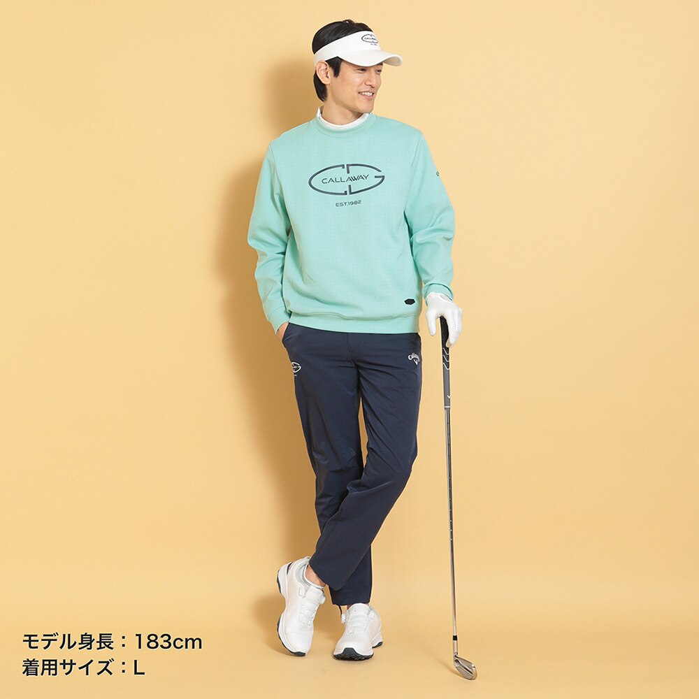 キャロウェイ（CALLAWAY）（メンズ）ゴルフウェア ドットプリント 長袖スウェット C25117101-1130