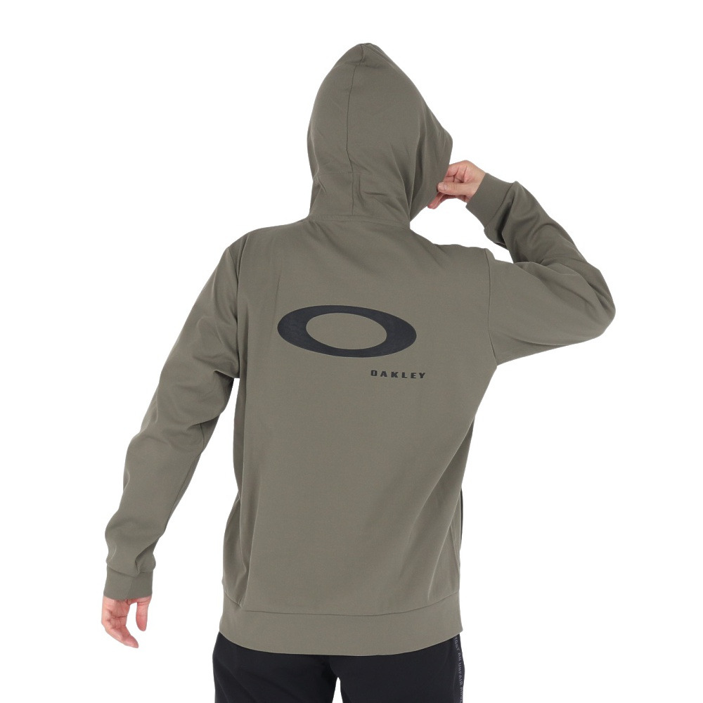 オークリー OAKLEY のパーカーです】【渋くブラックを着こなしま