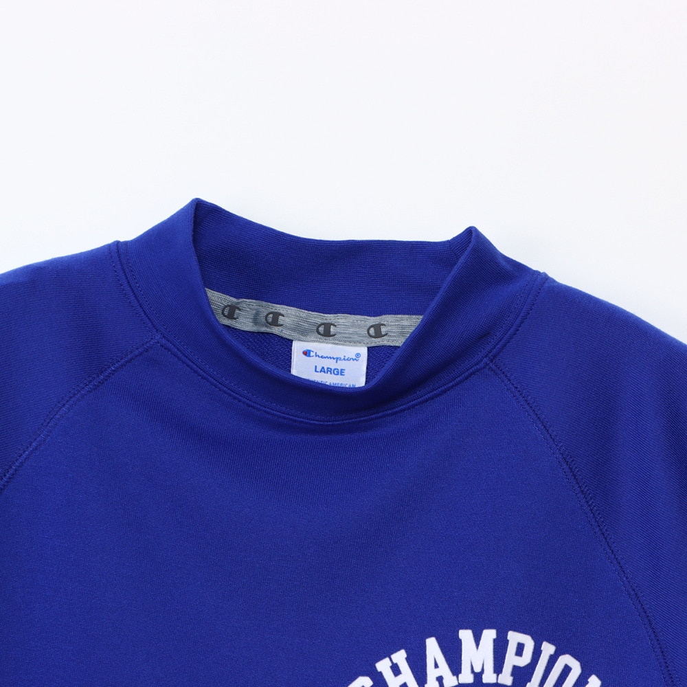 チャンピオン（CHAMPION）（メンズ）ゴルフウェア 速乾 抗菌防臭 半袖モックネック スウェット C3-BG003 340