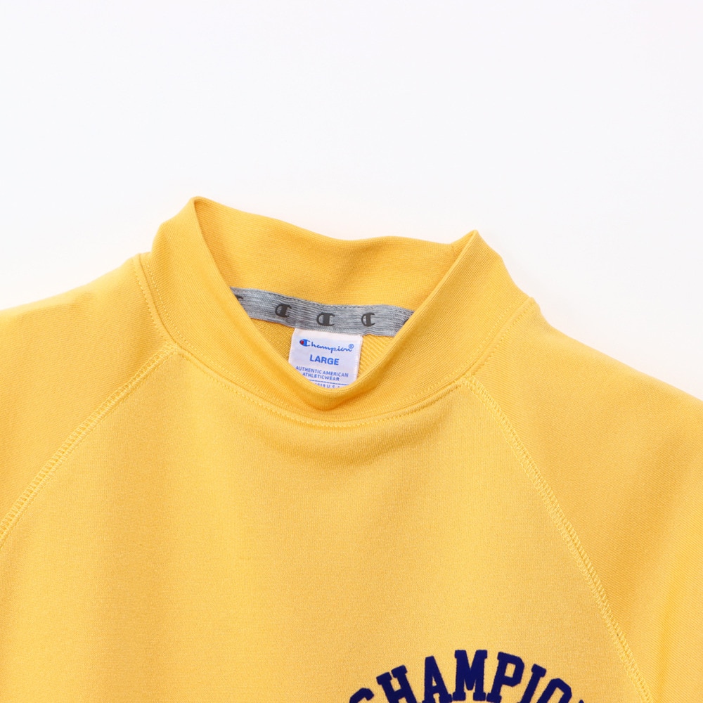 チャンピオン（CHAMPION）（メンズ）ゴルフウェア 速乾 抗菌防臭 半袖モックネック スウェット C3-BG003 573