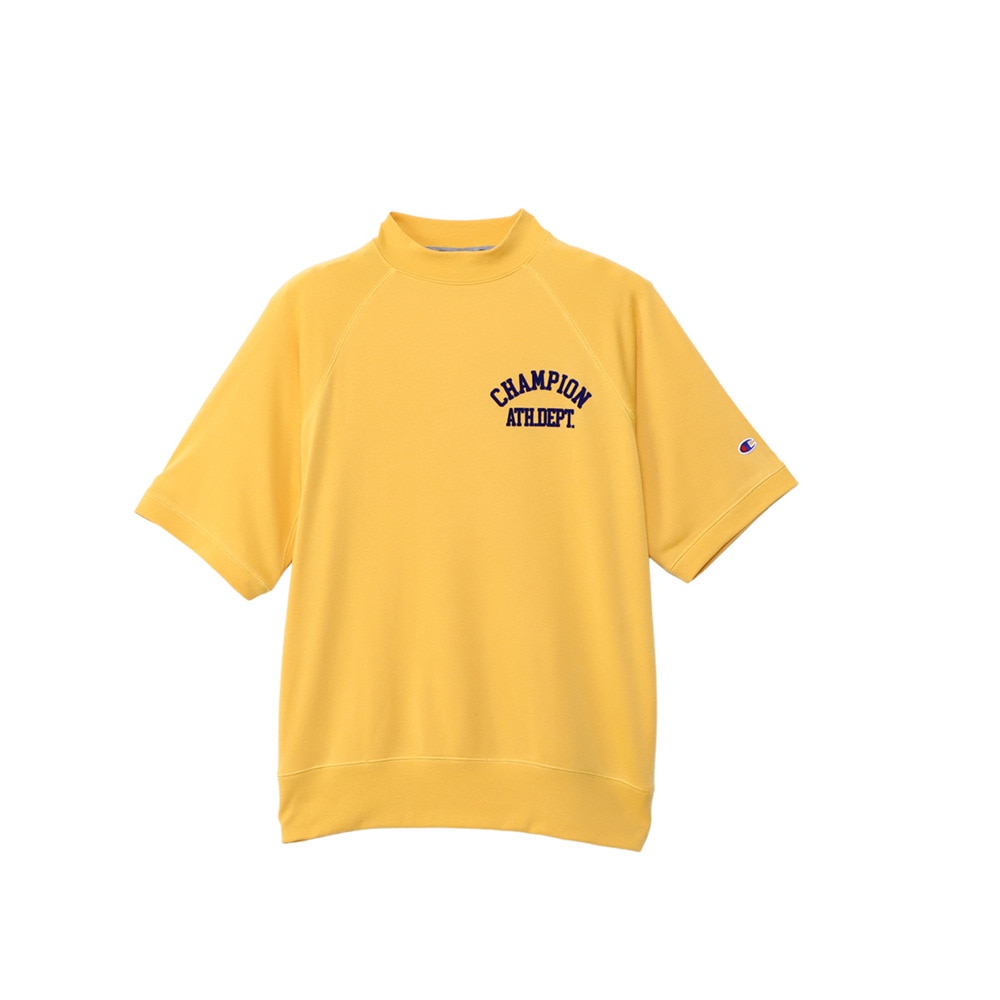 チャンピオン（CHAMPION）（メンズ）ゴルフウェア 速乾 抗菌防臭 半袖モックネック スウェット C3-BG003 573