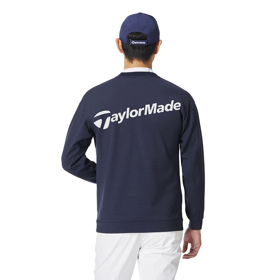 テーラーメイド（TAYLORMADE）（メンズ）ゴルフウェア 長袖 バックロゴクルースウェット M13127-UN610