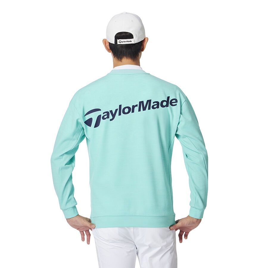 テーラーメイド（TAYLORMADE）（メンズ）ゴルフウェア 長袖 バックロゴクルースウェット M13129-UN610