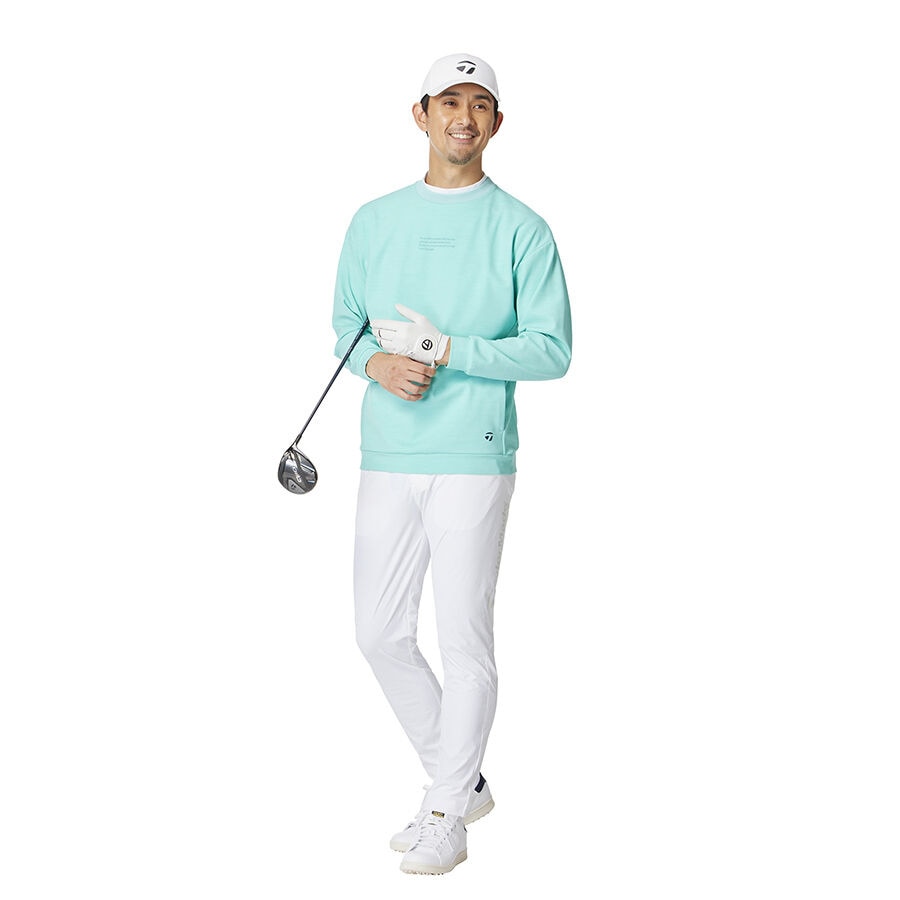 テーラーメイド（TAYLORMADE）（メンズ）ゴルフウェア 長袖 バックロゴクルースウェット M13129-UN610