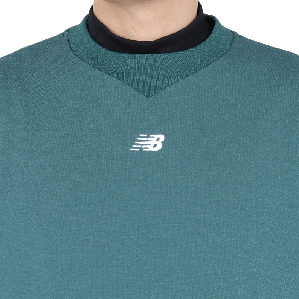 ニューバランス（new balance）（メンズ）ゴルフウェア スウェット 半袖 クルーネック プルオーバー 012-5164001-182