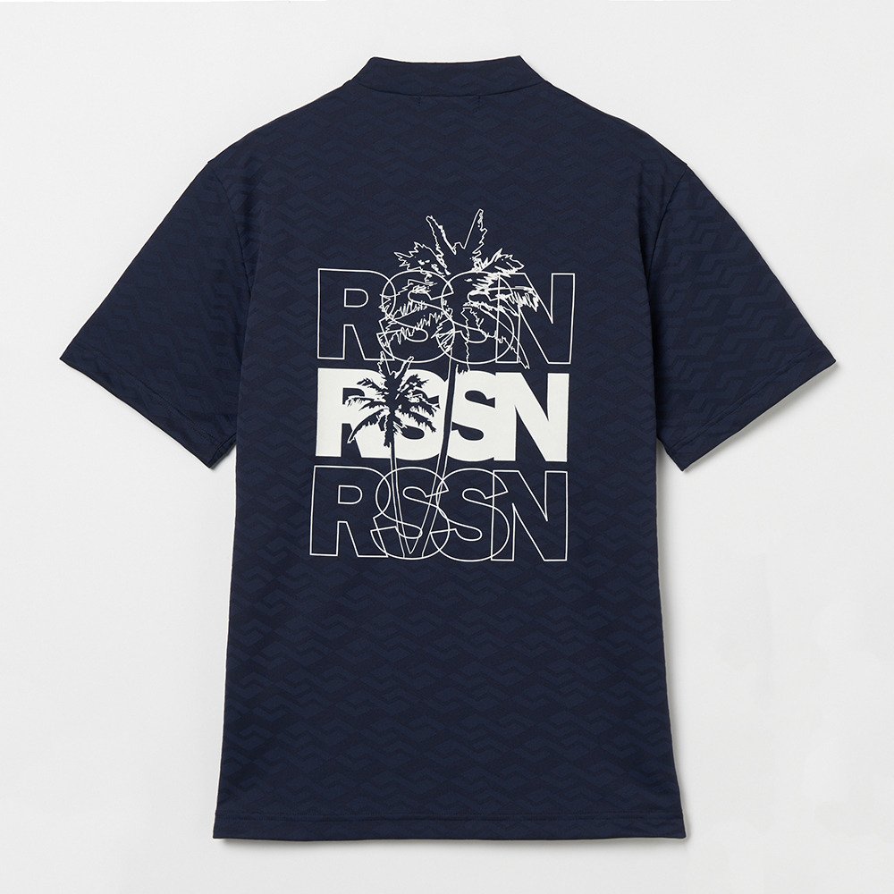 ROSASEN（ROSASEN）（メンズ）ゴルフウェア ジャカート 半袖 クルー