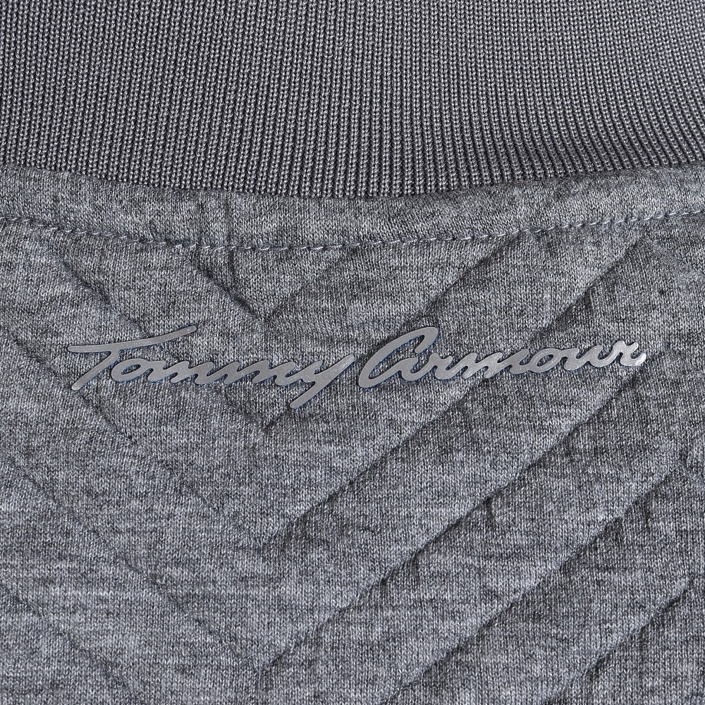 トミーアーマー（Tommy Armour）（メンズ）ゴルフウェア 長袖 フクレジャガード クルーネック プルオーバー TANB25F030002 GRY