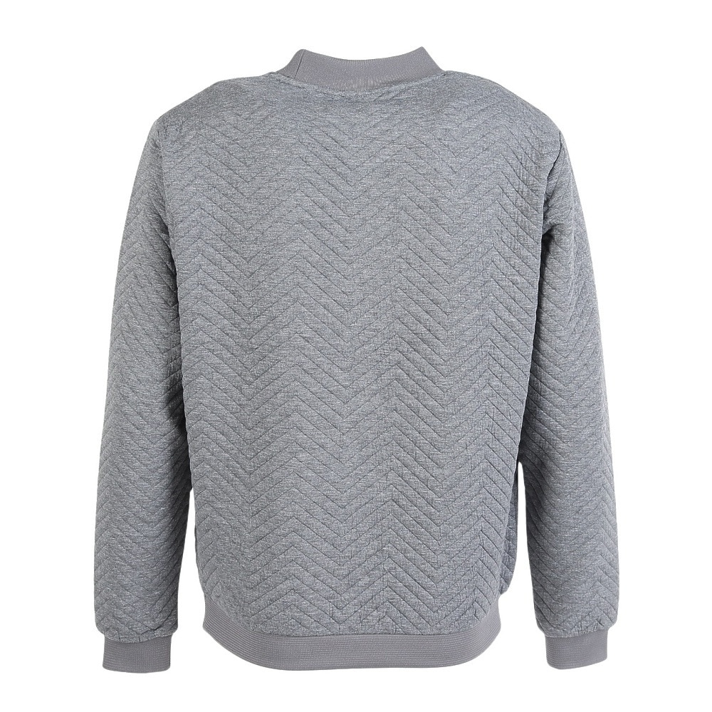 トミーアーマー（Tommy Armour）（メンズ）ゴルフウェア 長袖 フクレジャガード クルーネック プルオーバー TANB25F030002 GRY