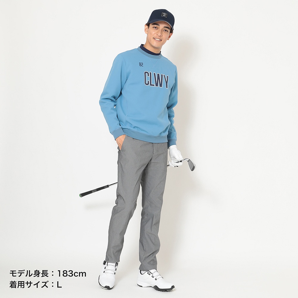 キャロウェイ（CALLAWAY）（メンズ）ゴルフウェア カノコダブルニットクルーネックスウェット C25217103-1110