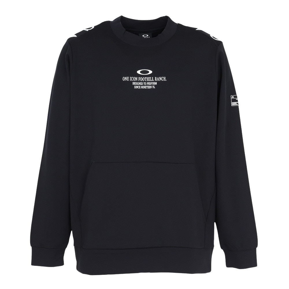 オークリー（OAKLEY）（メンズ）ゴルフウェア 吸汗速乾 長袖 クルーネック スウェット STALWART LT FOA408423-02E