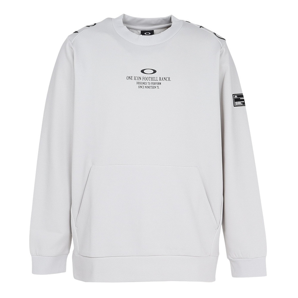 オークリー（OAKLEY）（メンズ）ゴルフウェア 吸汗速乾 長袖 クルーネック スウェット STALWART LT FOA408423-29B