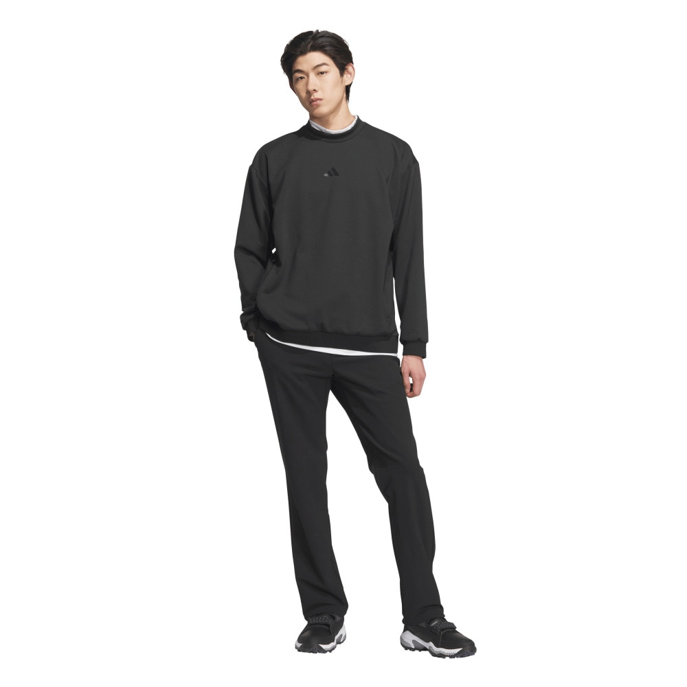 アディダス（adidas）（メンズ）ゴルフウェア スウェットシャツ 長袖 JUW93-JN1251 BLK