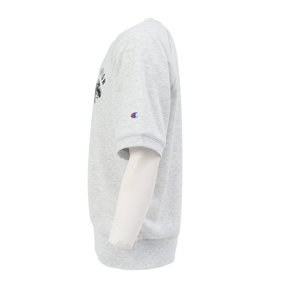 チャンピオン（CHAMPION）（メンズ）ゴルフウェア テックウィーブ テリー ショートスリーブ クルーネック スウェットシャツ C3-DG001 070