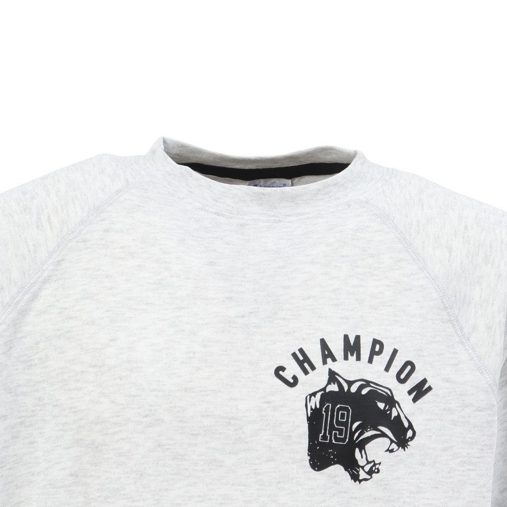 チャンピオン（CHAMPION）（メンズ）ゴルフウェア テックウィーブ テリー ショートスリーブ クルーネック スウェットシャツ C3-DG001 070