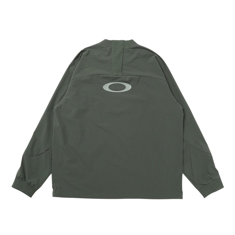 オークリー（OAKLEY）（メンズ）ゴルフウェア 防風 撥水 UNDULAT 長袖 クルーネック ジャケット FOA409417-760