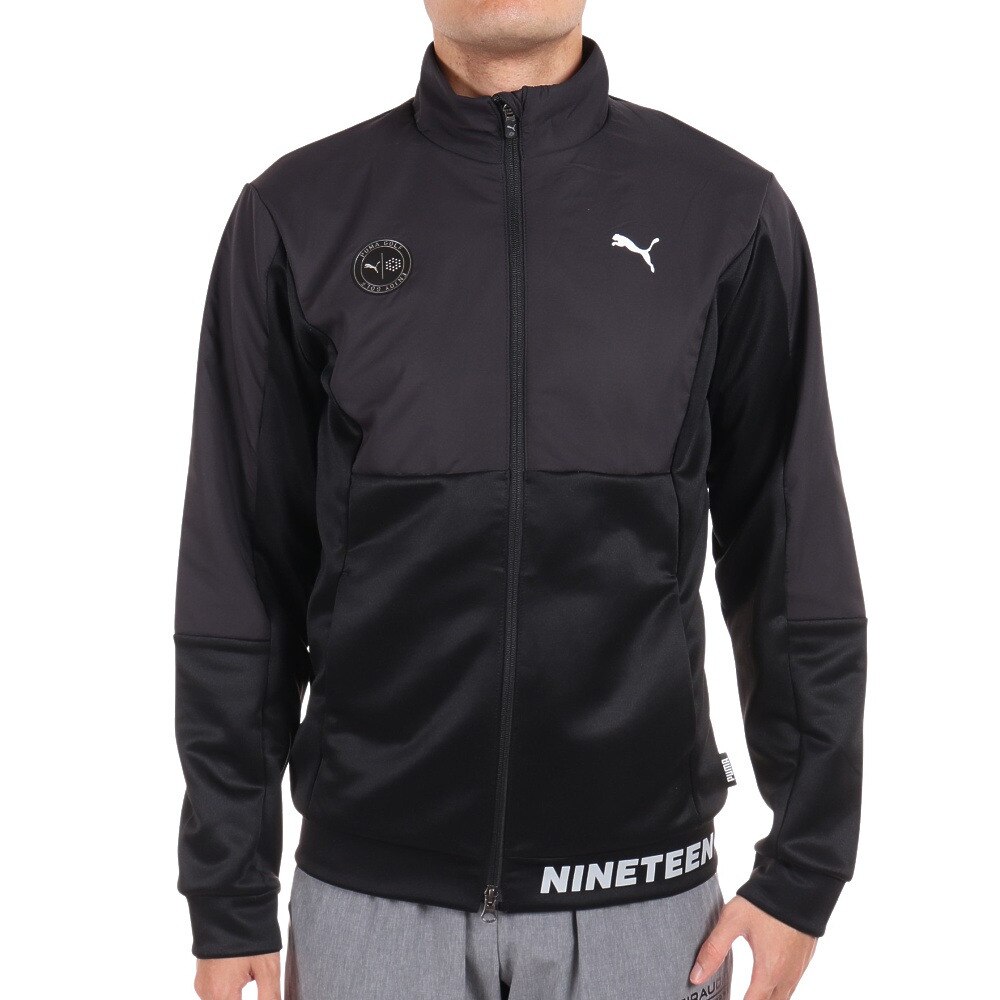 プーマ(PUMA)(メンズ)ゴルフウェア アウター スウェット コンビネーション フルジップブルゾン 539396-01