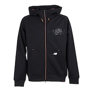 ニューバランス（new balance）（メンズ）ゴルフウェア パーカー ダブルファスナー ラグラン袖 セーター フルジップ フーディー 012-2262002-010