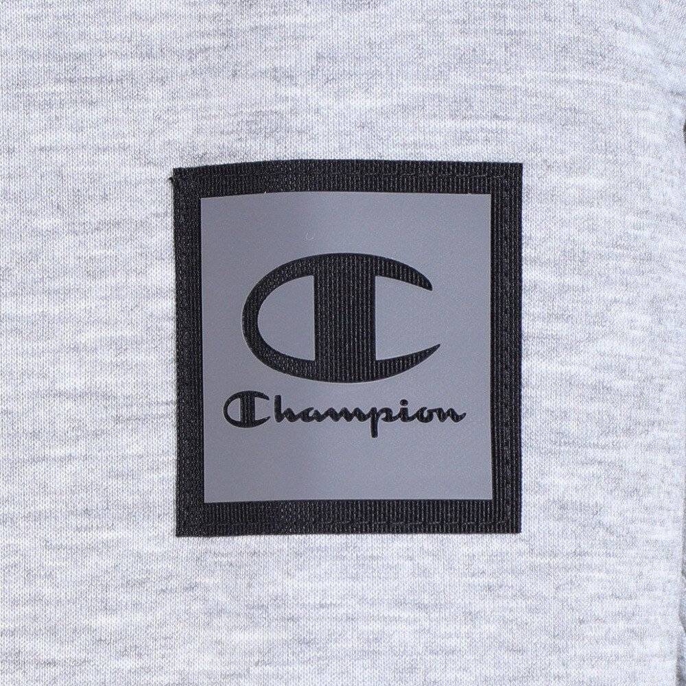 チャンピオン（CHAMPION）（メンズ）ゴルフウェア 長袖 撥水 通気 ストレッチ 保温 テックウィーブ 3LS フーデッドスウェットシャツ C3-XG101 070