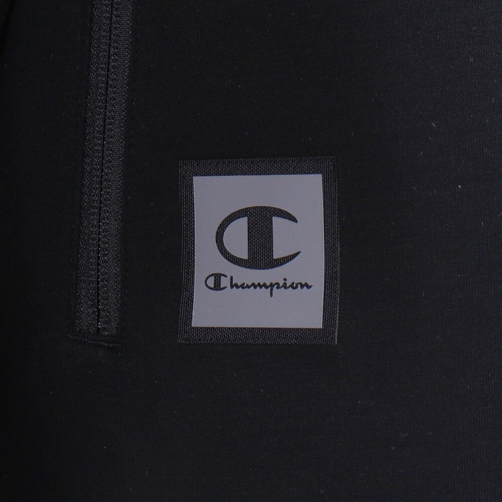 チャンピオン（CHAMPION）（メンズ）ゴルフウェア 長袖 撥水 通気 ストレッチ 保温 テックウィーブ3LS ジップスウェットジャケット C3-XG602 090