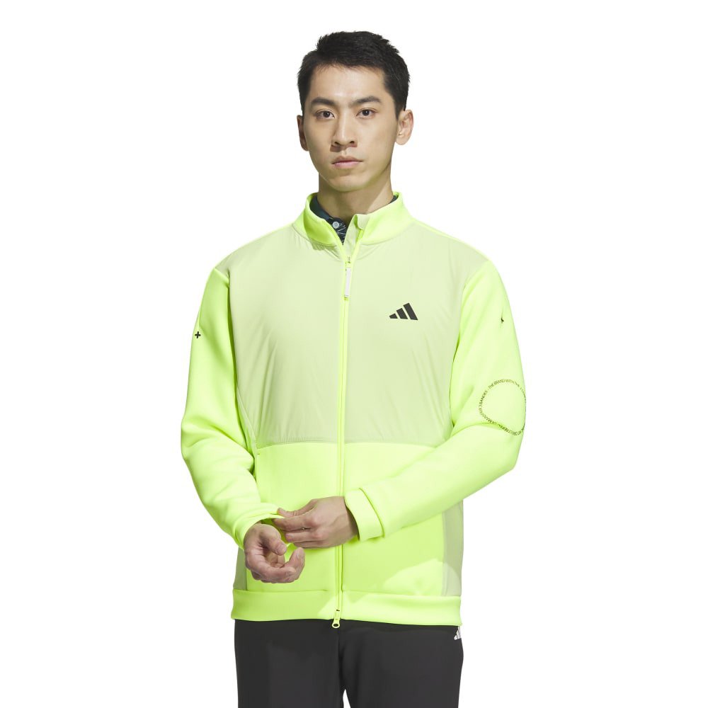 Army！アディダスゴルフ フルジップジャケット Lサイズ アディダス（adidas）（メンズ）ゴルフウェア ファブリックミックス