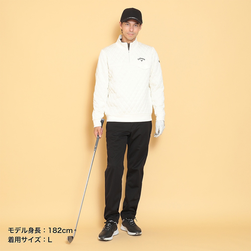 キャロウェイ（CALLAWAY）（メンズ）ゴルフウェア キルトジャカードスウェット C24217112-1031