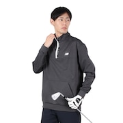 (メンズ)ゴルフウェア ストレッチ 長袖 スウェット ハーフジップ プルオーバー 012-4262003-025