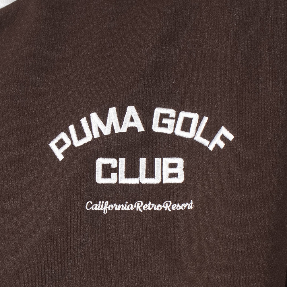 プーマ（PUMA）（メンズ）ゴルフウェア ハーフジップ ポリウラケス スウェットシャツ 631656-02
