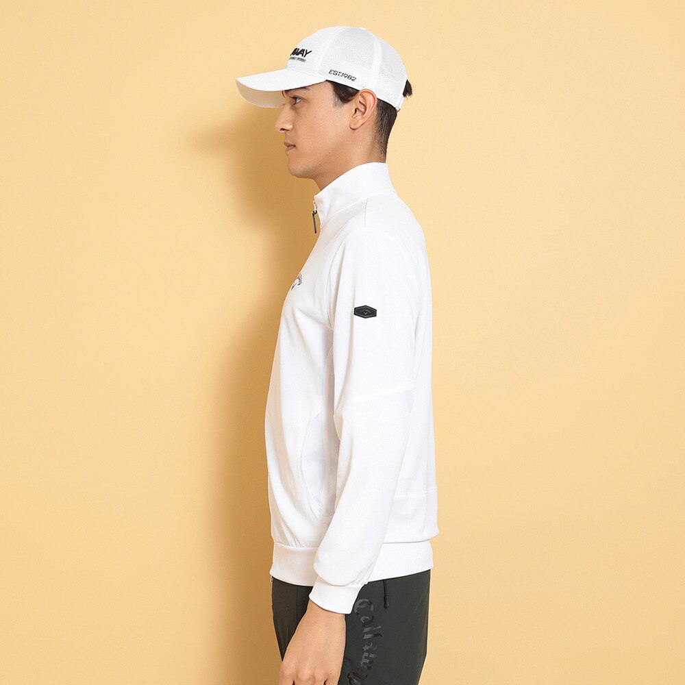 キャロウェイ（CALLAWAY）（メンズ）ゴルフウェア 接触冷感 -3℃裏クール カノコ UV 長袖 フルジップ C25117103-1030
