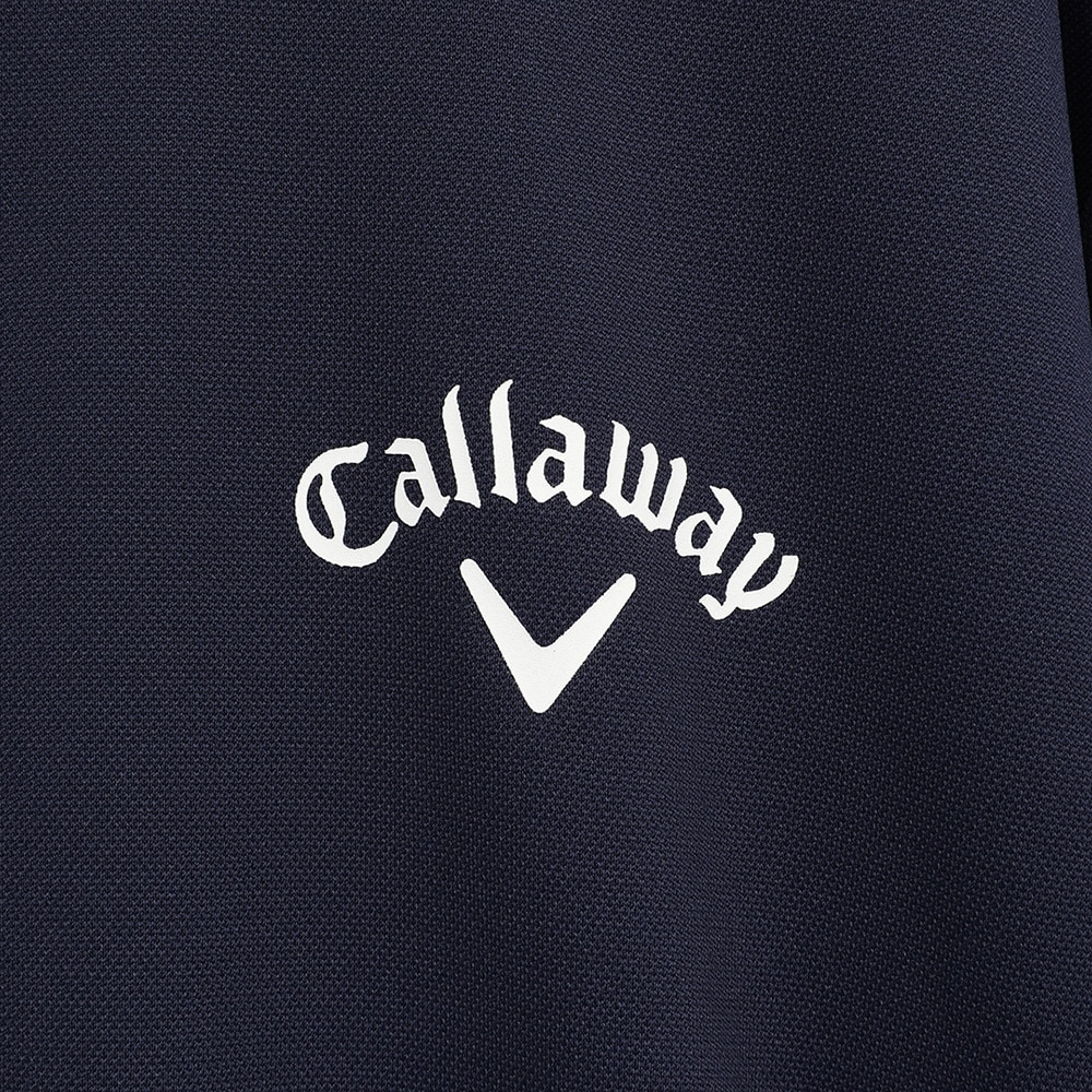 キャロウェイ（CALLAWAY）（メンズ）ゴルフウェア 接触冷感 -3℃裏クール カノコ UV 長袖 フルジップ  C25117103-1120