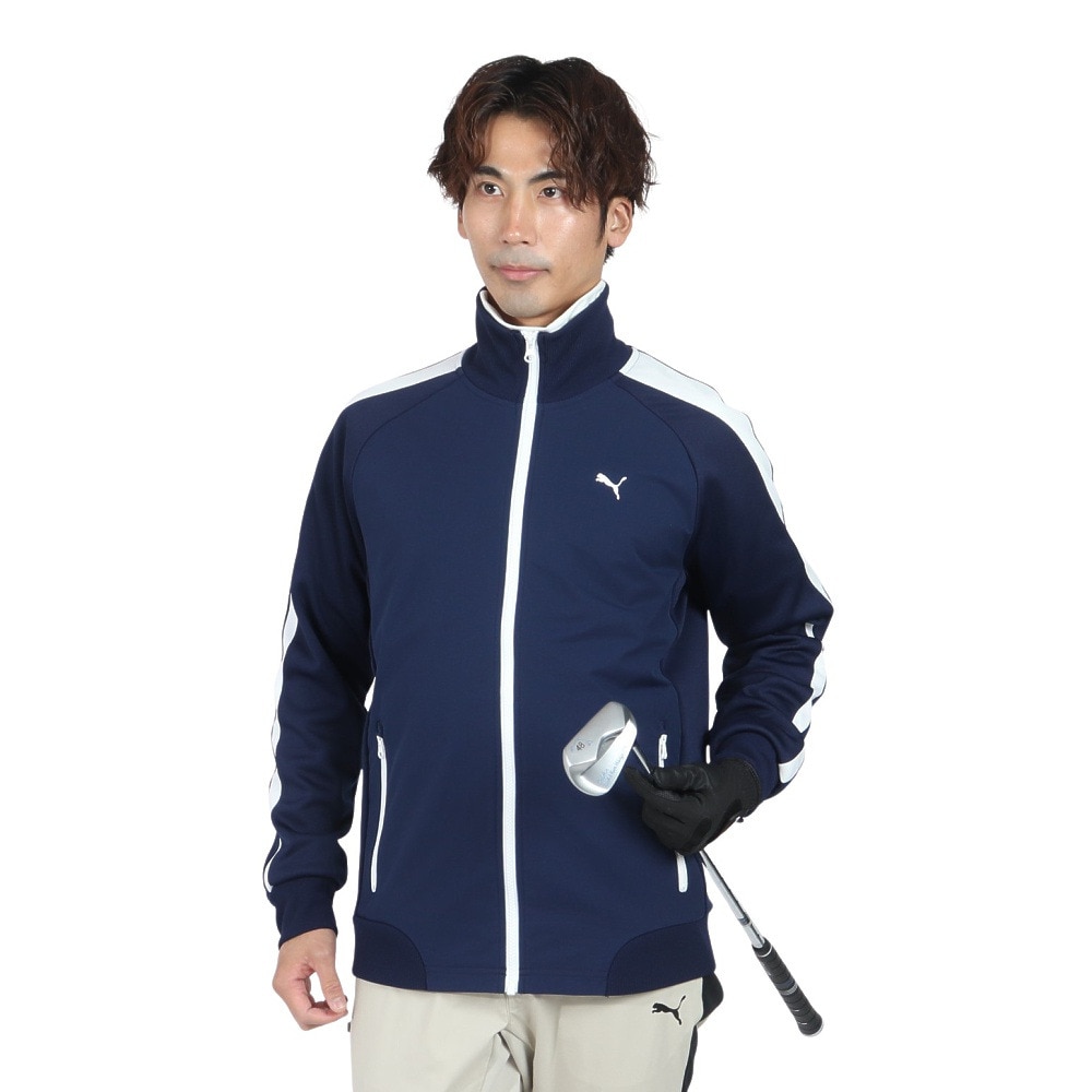 プーマ（PUMA）（メンズ）ゴルフウェア アウター ウーブン トラックジャケット 633704-03