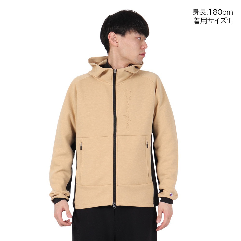 チャンピオン（CHAMPION）（メンズ）ゴルフウェア ジップフーデッド 長袖 スウェット パーカー C3-BG101 782