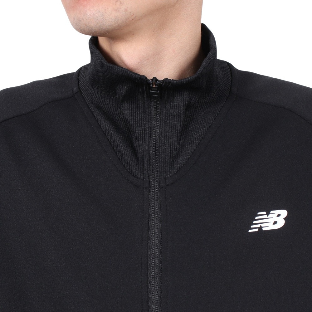 ニューバランス（new balance）（メンズ）ゴルフウェア スウェット スタンド フルジップ ブルゾン 012-5162001-010