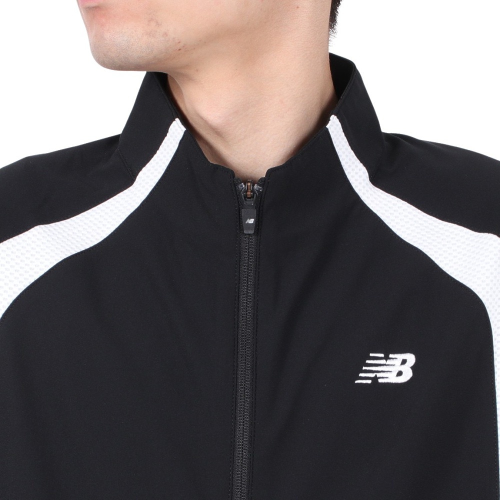 ニューバランス（new balance）（メンズ）ゴルフウェア ハイブリット スウェット フルジップ ブルゾン 012-5162002-010