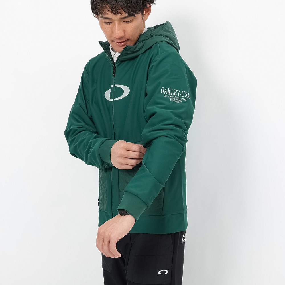 オークリー（OAKLEY）（メンズ）ゴルフウェア パーカー 長袖 STALWART フリースジャケット FOA408424-7TG