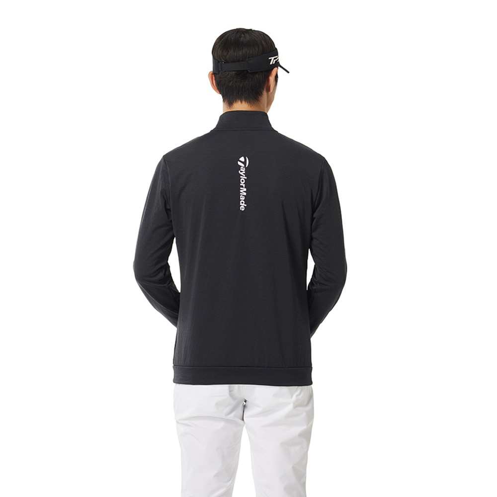 TaylorMade テーラーメイド パーカー ブラック Lサイズ ゴルフウェア テーラーメイド（TAYLORMADE）（メンズ）ゴルフウェア 保温 長袖