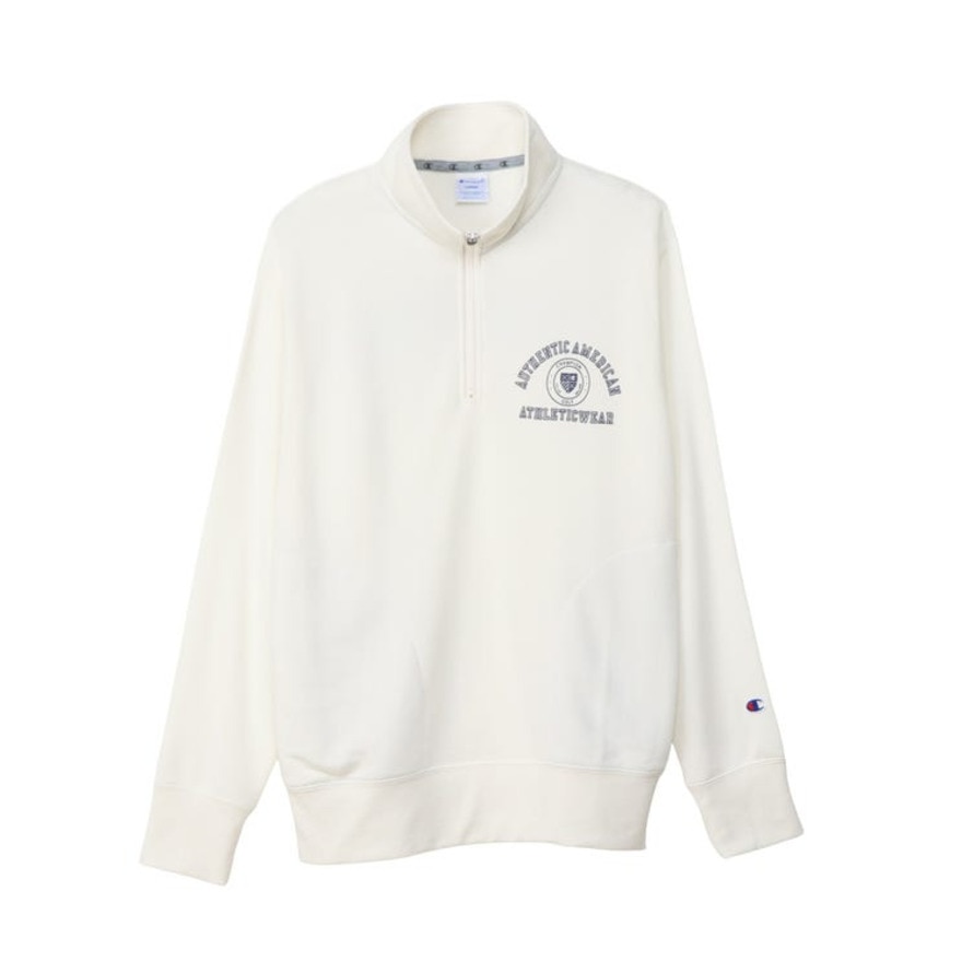 チャンピオン（CHAMPION）（メンズ）ゴルフウェア テックウィーブ テリー ハーフジップスウェットシャツ C3-CG002 020