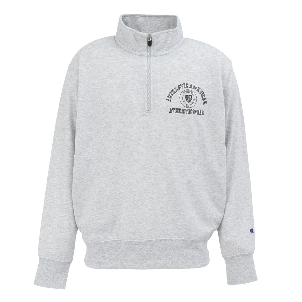 チャンピオン（CHAMPION）（メンズ）ゴルフウェア テックウィーブ テリー ハーフジップスウェットシャツ C3-CG002 070