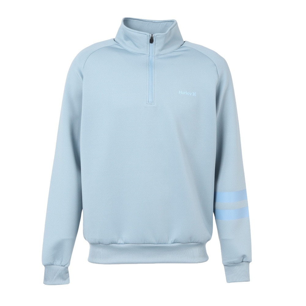 ハーレー(HURLEY)ゴルフウェア ファントム スウェット ライト ハーフ ジップ 長袖 MGFF252075-BGY(Me… ハーレー（HURLEY）（メンズ）ゴルフウェア ファントム スウェット