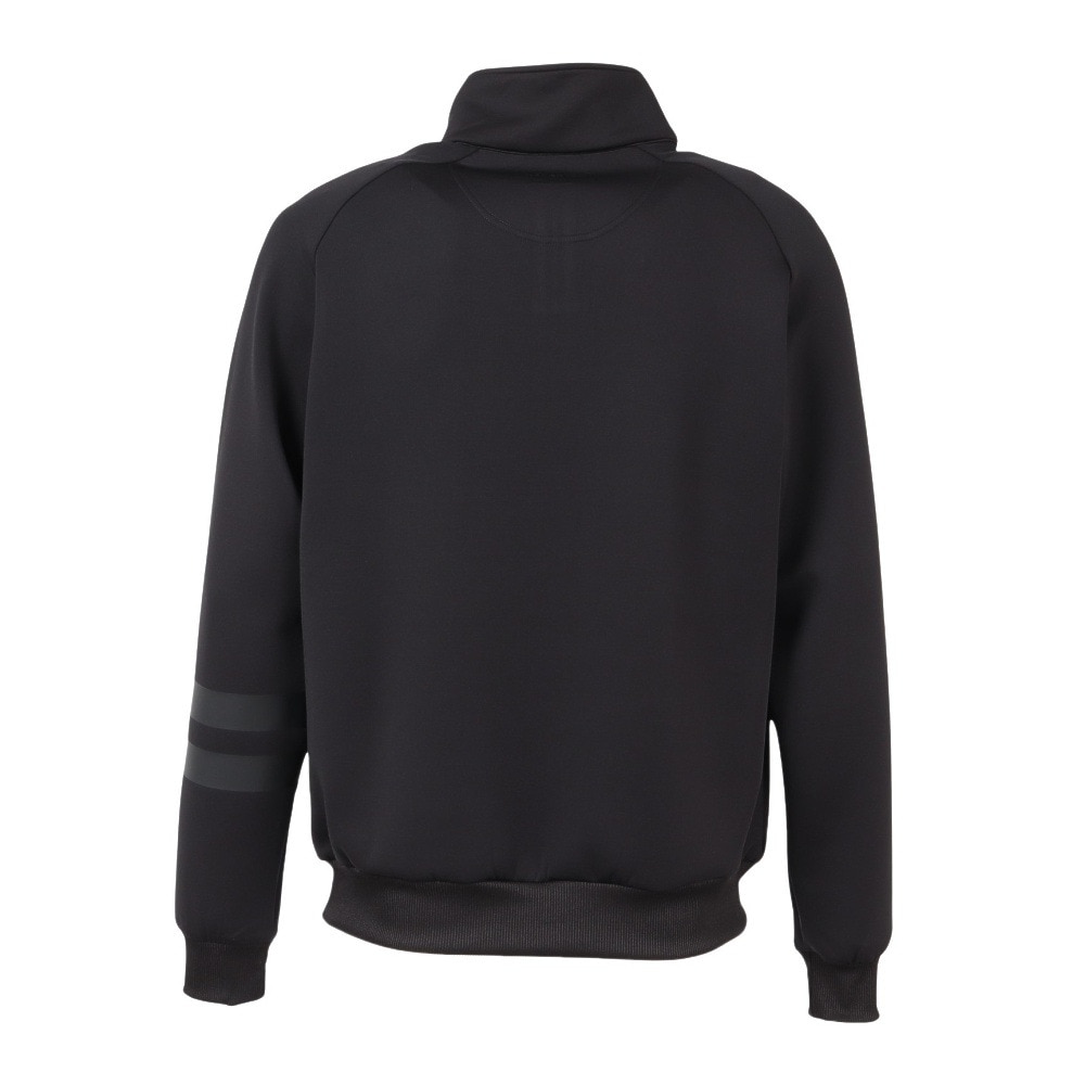 Malbonメンズ ゴルフウェア ハーフジップ長袖スウェット韓国トレンド防寒美品 マルボンゴルフ メンズ トップス ハーフジップ ブルゾン トレーナー