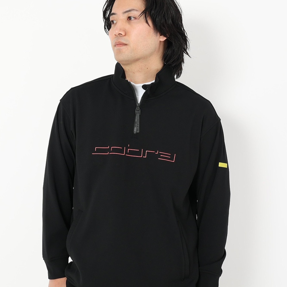 コブラ（Cobra）（メンズ）ゴルフウェア 長袖 ハーフジップ スウェット