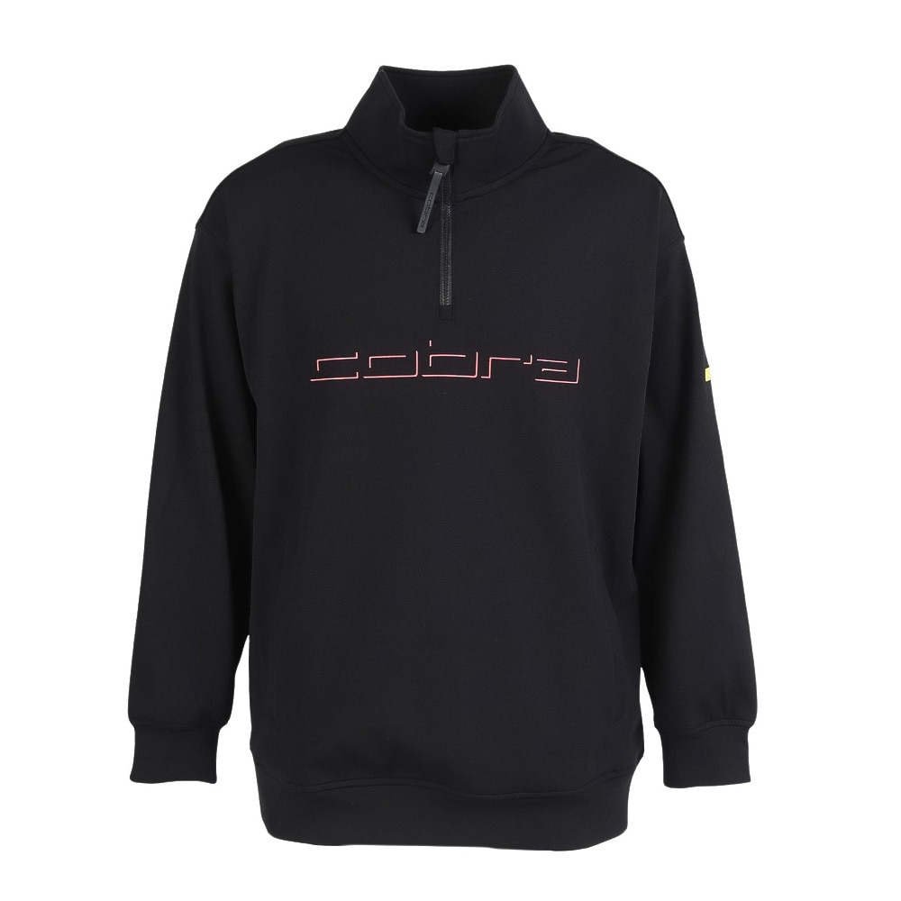 コブラ(Cobra)ゴルフウェア 長袖 ハーフジップ スウェット 637989-04(Men’s) コブラ（Cobra）（メンズ）ゴルフウェア 長袖 ハーフジップ スウェット