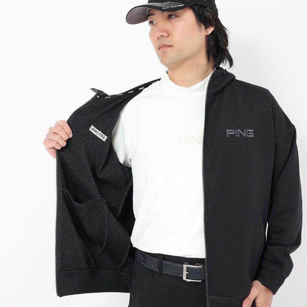 ピン（PING）（メンズ）ゴルフウェア 長袖 スウェットフーディー 621