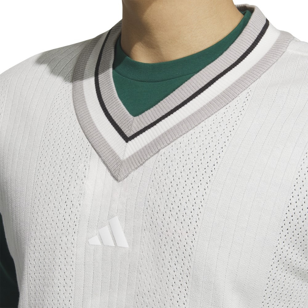 アディダス（adidas）（メンズ、レディース）ゴルフウェア ビヨンド ザ コース ルーズフィット ニットベスト KTN38-JE8304W