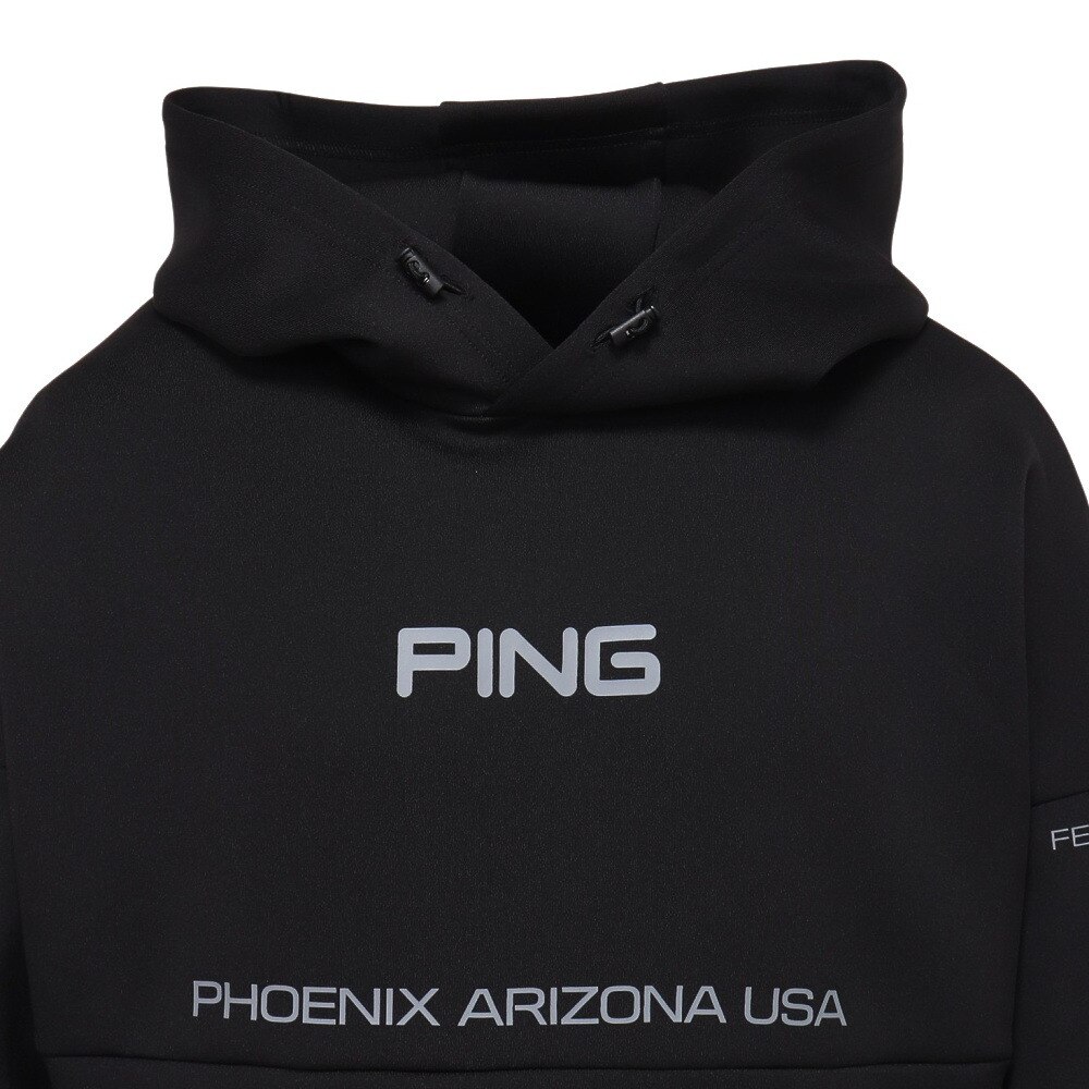 ピン（PING）（メンズ）ゴルフウェア パーカー ベアダンボールニットフーディー 621-3262803-010