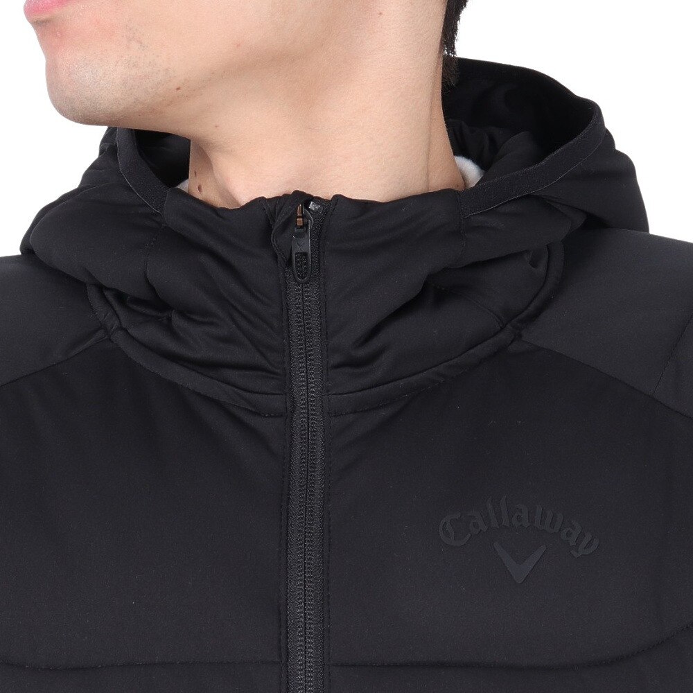 キャロウェイ（CALLAWAY）（メンズ）ゴルフウェア 長袖 防風 スターストレッチ フリースフルジップ中綿スウェット C23217108-1010