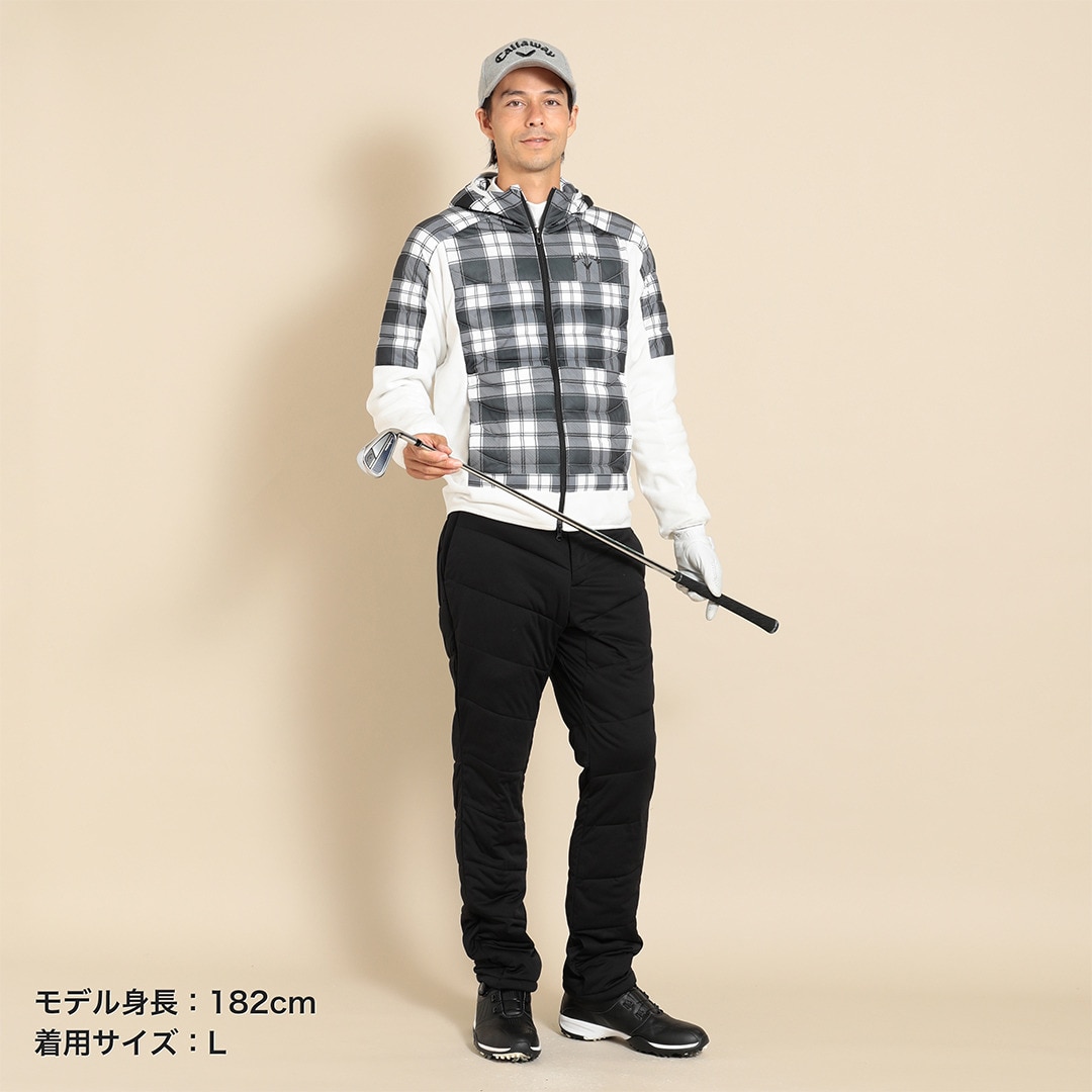 キャロウェイ（CALLAWAY）（メンズ）ゴルフウェア パーカー フルジップ中綿スウェット C23217109-1031