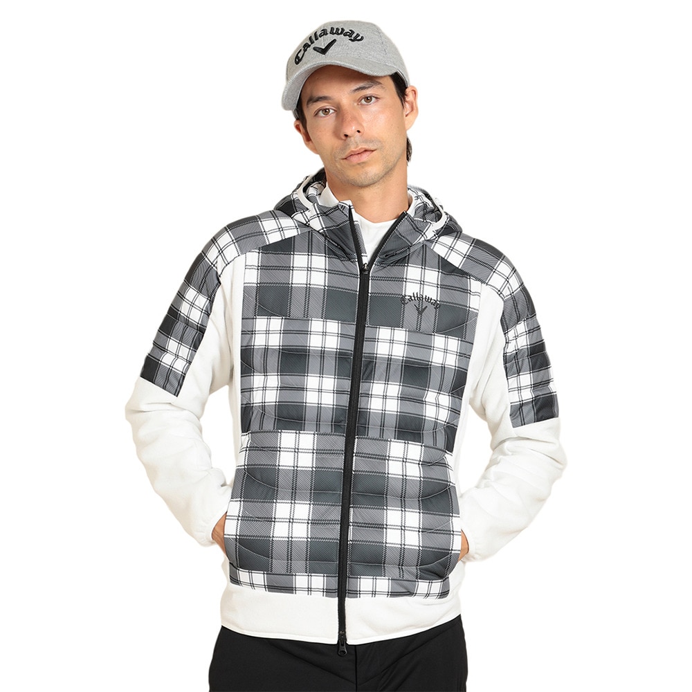 キャロウェイ（CALLAWAY）（メンズ）ゴルフウェア パーカー フルジップ中綿スウェット C23217109-1031
